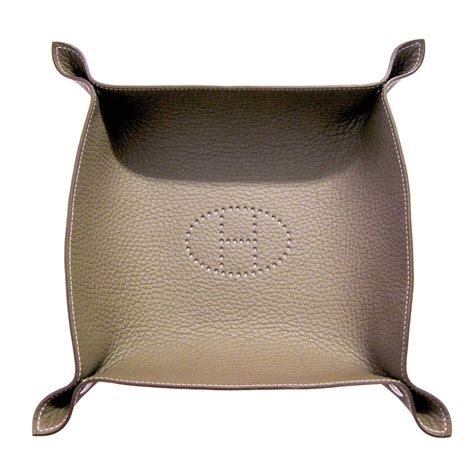 hermes leather change tray|hermes trinket tray.